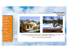Tablet Screenshot of location-villa-vacances-landes.com